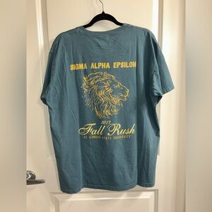 SAE Fall Rush tshirt comfort colors - sigma alpha epsilon fraternity